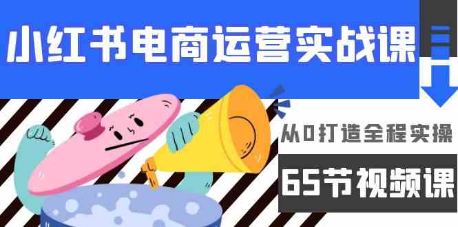 （9724期）小红书电商运营实战课，​从0打造全程实操（65节视频课）-727网创