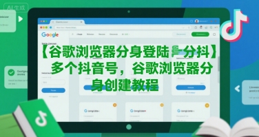 谷歌浏览器分身登陆多个抖音号，谷歌浏览器分身创建教程-727网创