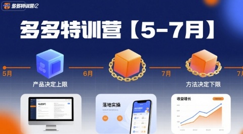 多多特训营【5-7月】产品决定上限，方法决定下限，各种玩法技巧落地实操-727网创