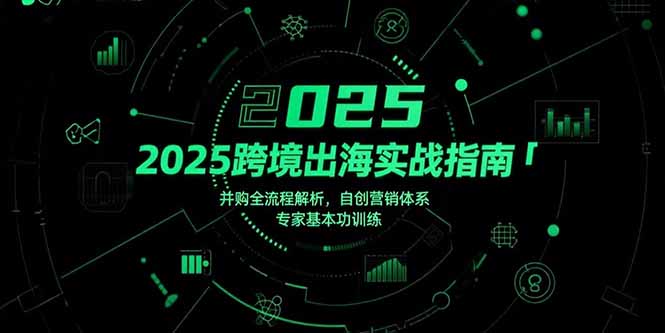 （15503期）2025跨境出海实战指南，并购全流程解析，自创营销体系，专家基本功训练-727网创